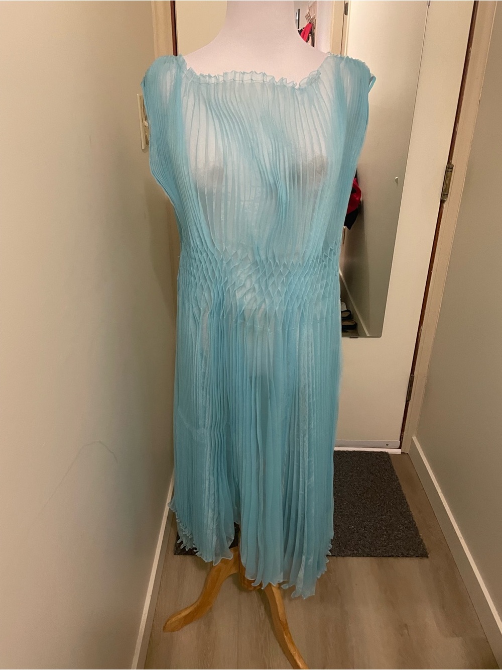Stunning sheer overlay dress